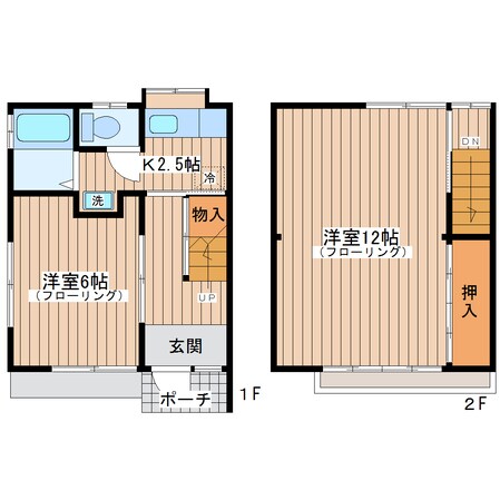 コーポ石森の物件間取画像